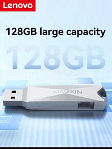 Ổ USB Flash tốc độ cao Lenovo 3.2 inch, thiết kế ván trượt độc đáo, cổng kết nối kép USB/Type-C, xoay 360 độ, dung lượng lớn 128GB, ổ USB thích hợp cho nhiều thiết bị. - Xem 6