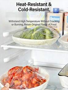 Envoltura de plástico reutilizable, cubiertas de alimentos estirables, suministros de cocina, cubiertas de platos lavables, almacenamiento de alimentos, envoltura de alimentos inodora, esencial para picnic, alternativa desechable de restaurante, suministros para fiestas - Ver 4