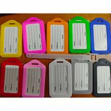 6 Different Mixed Colors, Suitcase And Luggage Tags. Luggage Tag Card Set With Labels, Suitable For Marking Various Items, Multilingual Pre-Printed Text, Multiple Colors, Applicable To Bags And Accessories, Suitcases And Luggage, Multi-Functional Marking Tags, Colorful Plastic Luggage Tags, With Airplane Design - 隨機顏色(6個標籤+6根紮帶) - 查看 13