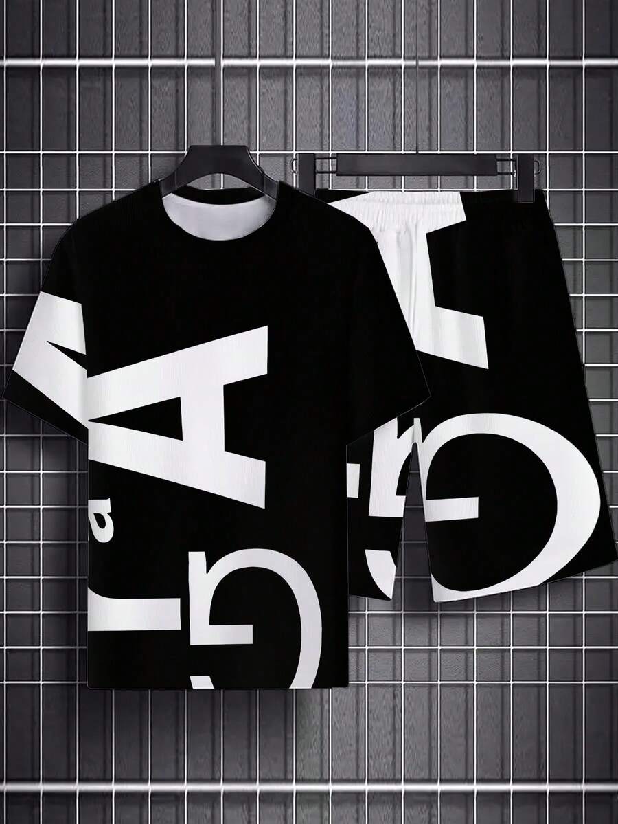 Men T-Shirt Co-Ords - Colores mixtos - Ver 1