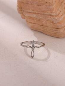 Design A Geometric Ring With A Cross Design By 2026, Suitable For Women, Elegant, High-End, Sweet And Personalized Niche Jewelry - JZ9246 - View 6