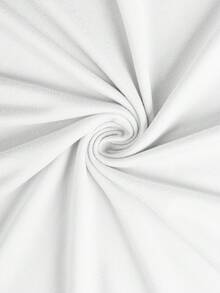 Áo thun ngắn tay nam mùa hè đa năng, in chữ, phối viền tương phản, phong cách đường phố. - trắng - Xem 4