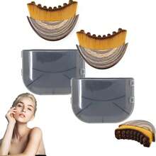 1pc/2pcs Lymphatic Drainage Face & Body Brush, For Facial Lymphatic Drainage Massage, Dry Brushing, Chin & Jawline Sculpting, Ergonomic Design Contouring Skin - Boxed - View 10