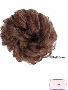 Sanggul Rambut Serat Tahan Suhu Tinggi, Dengan Karet Rambut Elastis, Cocok Untuk Semua Acara (Gaya Rambut Ekor Kuda) - MultiWarna - View 28