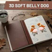 1-4pcs Shiba Sticker, Shiba Inu Stickers, Dog Belly Sticker For Furniture And Car Interiors, Durable Dog Stickers With Adhesive Backing - A - View 4