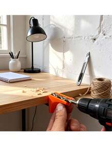 3件套钻孔导轨套装 | 垂直方形定位工具，V型槽设计，比圆形导轨更耐用 - 橙色3pcs - 查看 6