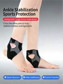 1pc/2pcs Professional Sports Ankle Support Brace, Sprain Prevention Wrap For Running, Football, Ankle Joint Protection - Nhiều màu - Xem 3