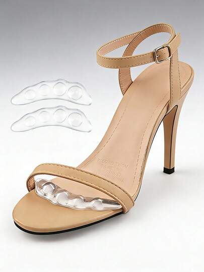 Anti-Slip Metatarsal Pads, Transparent Invisible Half-Size Insoles, Anti-Slip Wear-Resistant Shoe Pads, Suitable For Women's High Heels, Women's Shoes And Men's Sneakers, Applicable For Daily Wear In Spring, Summer, Autumn And Winter, Back To School Supplies, Women's Boots Accessories, Outdoor, Sports, Travel, Home, Office, School, Holiday Gifts