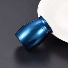 Small Cremation Urn, Used To Store Human Or Pet Ashes, 1.57inch Mini Cremation Urn, Aluminum Alloy Memorial Urn - I Will Keep You In My Heart Until I See You In Heaven. - Blue - View 5