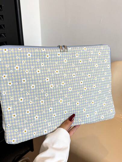 Funda para portátil, tableta y cuaderno de flores minimalista de unicolor y lujo de varios tamaños