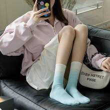 5 Pairs Mixed Color Tie-Dye Gradient Mid-Calf Socks, Sports Socks For Men - Multicolor - View 5