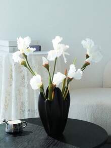 1 buc., floare artificială de iris de 80 cm, floare de mătase, decor floral, umplutură pentru vază, piesă centrală pentru masă, decorațiune de nuntă, decor de birou, decorațiune pentru casă, decor pentru cameră, decor de perete, decorațiune de grădină, decor exterior, decorațiune pe tot parcursul anului - Multicolor - Vizualizare 6