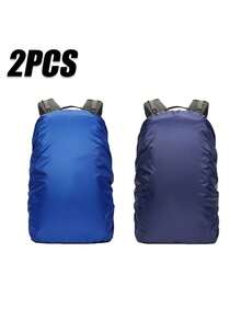 White Base Backpack Rain Cover, 30-40L Waterproof Rain Cover, Reflective Backpack Rain Cover, Dust-Proof/Anti-Theft/Cycling/Hiking/Camping/Travel/Outdoor Activities, Back To School - Multicolor - View 13