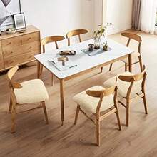 Genina - Fundas de asiento impermeables para silla de comedor paquete de 2 fundas elásticas para asiento de comedor funda protectora para cocina hotel 2 patrón de flores beige - Patrn de floresbeige - Ver 2