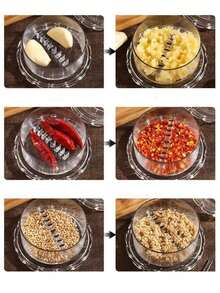 Creative Kitchen Tool Garlic Crusher, Garlic Peeler, Garlic Press, New Kitchen Gadget Garlic Mincer - Multicolor - View 5