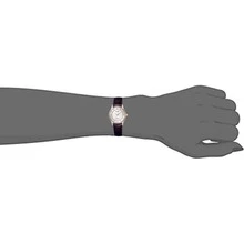 CITIZEN Drive Women's Watch EM0403-02A - Rose Gold Case, Brown Leather Strap, Sapphire Crystal, Minimalist Design - Brown - View 6
