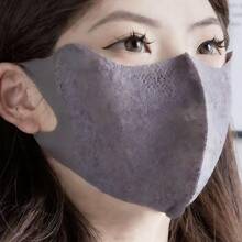 4pcs Lace Ear Hook Face Mask, Halloween & Christmas Costume Mask, New Year Gift, Thin Lace Mask, Outdoor Dust-Proof Sunscreen Mask, Summer Mask - Multicolor - View 11