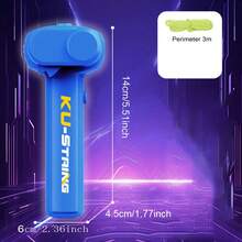 1pc Luminous Toy String Rope Launcher, Portable Handheld String Rope Decompression Toy, Glow-In-The-Dark Pet Entertainment Equipment, Teenage Party Gift - Multicolor - View 12