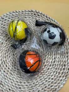 Pelota elástica de goma con correa para la muñeca (fútbol/baloncesto/béisbol/tenis) - Pelota elástica para la muñeca con/sin cuerda, pelota de swing, pelota de fuerza de muñeca, juguete de ejercicio de coordinación mano-ojo, juguete deportivo al aire libre, juguete antiestrés, juguete flexible para interiores, regalo festivo, juguete de acondicionamiento físico para personas mayores, entrenamiento de coordinación mano-ojo, mejora de la fuerza de la muñeca, adecuado para deportes y acondicionamiento físico al aire libre - Multicolor - Ver 9
