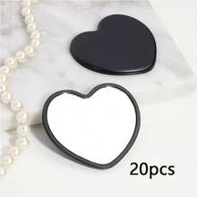 1pc/5pcs/10pcs/20pcs/50pcs Heart-Shaped Compact Mirror, Student Portable Mirror, Travel Purse Pocket Mirror, Heart-Shaped Makeup Mirror,Cheap,Stocking Stuffers,Makeup,Makeup Tools,Cheap Stuff,Gifts,Gifts For Women,Christmas Gifts,Giveaways,Travel,Cheap Stuff,Travel Essential - 彩色 - 查看 9