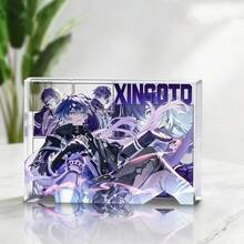Acrylic Card Brick Collectible Stand, Anime Themed Merchandise, Desktop Decor, Gift For Friends, Students, Birthday, Holiday, Christmas - Multicolor - View 12