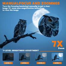 Suier 4K Night Vision Goggles, Adult Hands-Free Night Vision Binoculars With 250M Visual Range In Complete Darkness, 8X Digital Zoom, Suitable For Outdoor Adventure - View 5