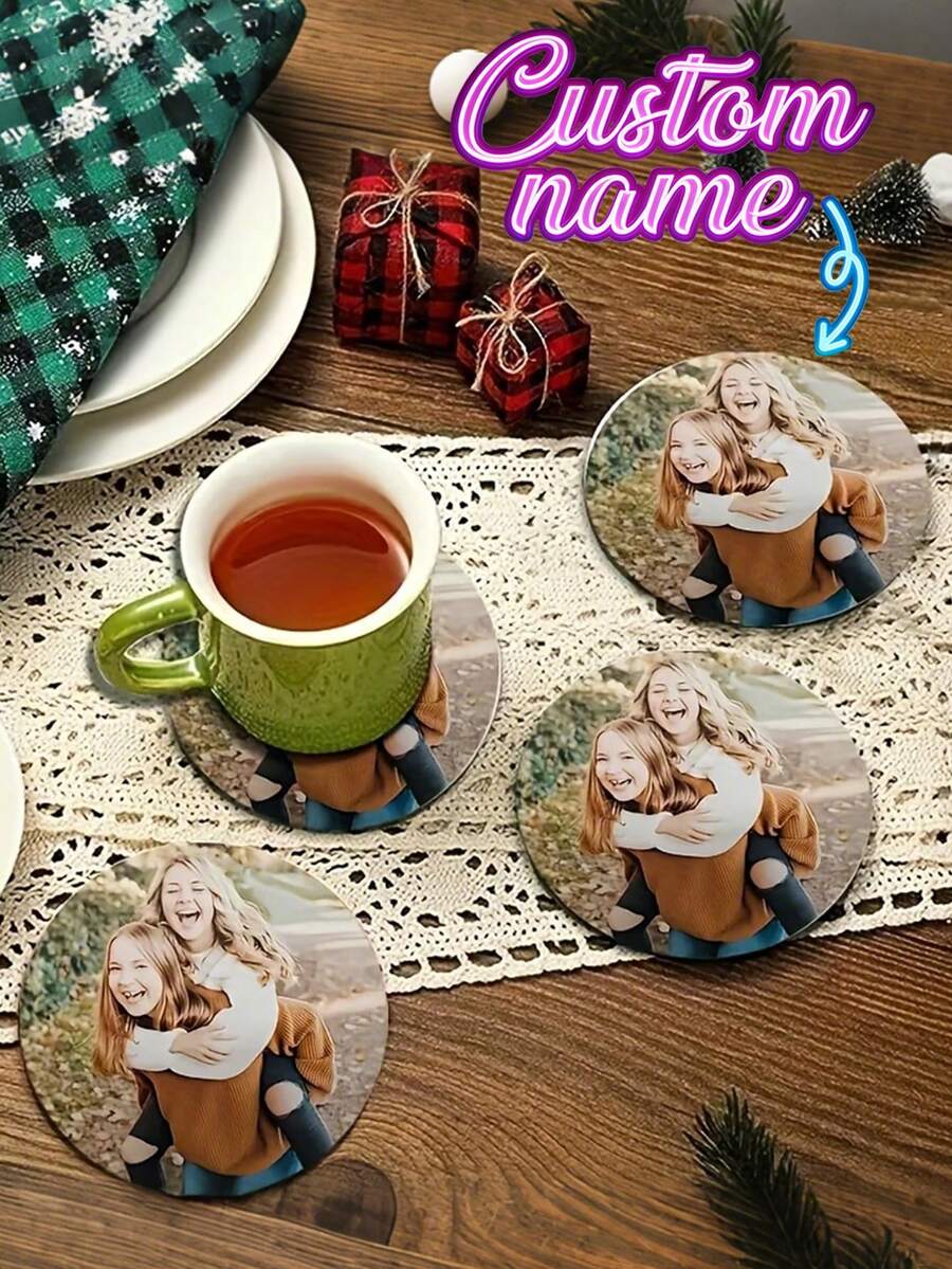 Đế lót ly acrylic tùy chỉnh, thích hợp sử dụng cá nhân hóa trong đám cưới, quán bar, văn phòng, nhà bếp, nhà hàng và làm quà tặng. Có thể in hình ảnh, văn bản và logo của bạn, thiết kế chống trơn trượt. - Nhiều màu - Xem 1