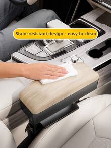 1 pieza Caja de almacenamiento para reposabrazos de coche, Caja de reposabrazos central multifuncional elevada, Soporte para el codo universal - A - Ver 6