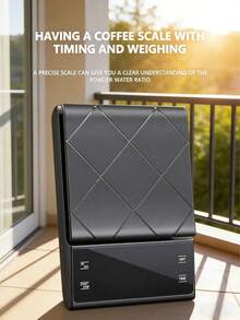 1pc Battery Powered Coffee Scale, Food Scale, High Precision Household Kitchen Smart Food Electronic Scale With Tare Function, Portable Drip Coffee Scale, Multi-Function Digital Scale, Precise Baking Tool Kitchen Scale, Suitable For Pour Over Coffee, Tea, Jewelry, Back To School Season, Gifts For Women, Kitchen Accessories, Home & Living - Black - View 14