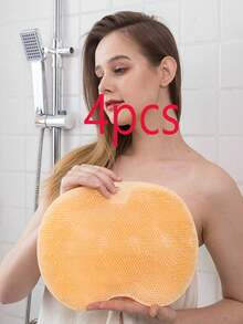 Bathroom Exfoliating Foot Scrubber Mat, Slouchy Person's Helper, Silicone Massage Pad For Removing Dead Skin - Multicolor - View 16