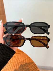 Bộ 2/4 kính hình chữ nhật đơn giản dành cho nữ, thiết kế tối giản, phù hợp sử dụng hàng ngày, đi biển, du lịch - Nhiều màu - Xem 5