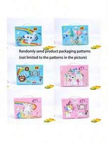 1 Set 208pcs/42pcs Student Art Tool Combination Set, Washable Paint Brushes And Watercolor Pens (Pattern Accessories Color Random, Not Limited To Styles Shown In Image, Product Does Not Include Drawing Paper) Beginner Art Set, Christmas Gift, Back To School Gift, Graduation Gift, School Supplies, Home Party Small Gift - Multicolor - View 7