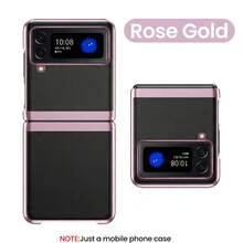 Classic Electroplated Transparent Phone Case Suitable For Samsung Galaxy ZFold3, ZFold4, ZFold5, ZFold6, ZFold7, ZFlip3, ZFlip4, ZFlip5, ZFlip6, ZFlip7, ZFlip7FE, Naked Phone Effect, Fashionable And Versatile - Multicolor - View 16