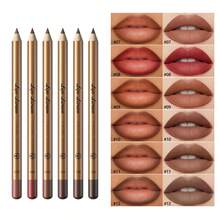 YOUNG VISION 1支丝绒哑光唇线笔，顺滑易涂，色彩鲜艳，勾勒唇形，打造丰盈的欧式美唇，日常百搭，多种颜色可选，方便工作、通勤、旅行使用。 - 彩色 - 查看 3