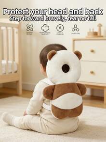 1 chiếc gối đầu hình gấu nâu mới, gối chống ngã, mũ chống va đập nâng cấp cho trẻ nhỏ, gối đầu cho bé, dụng cụ chống va đập cho xe tập đi của bé, ba lô bảo vệ đầu điều chỉnh được cho bé - Thiết kế hình động vật hoạt hình, đồ dùng cho bé - Phong cách Gấu Nâu - Xem 9