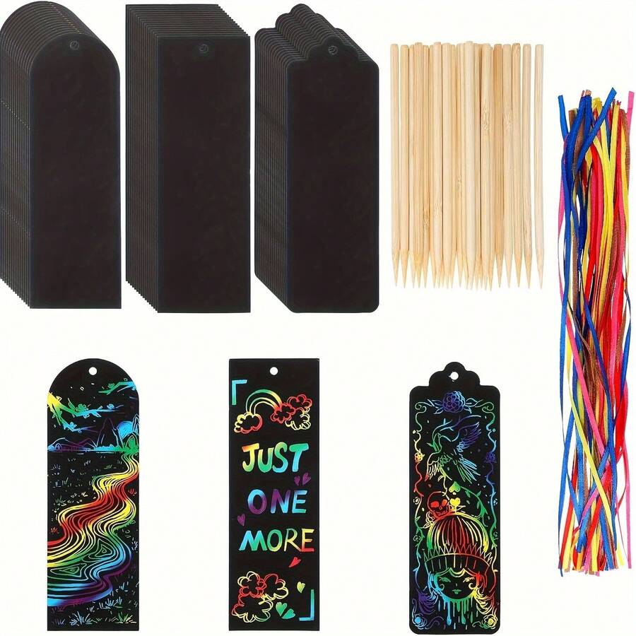 1 Bộ đồ thủ công bằng giấy, đầy đủ ruy băng và que. Lý tưởng để làm quà tặng trong các bữa tiệc và sử dụng trong văn phòng, bao gồm 3 thiết kế khác nhau. - nhiều màu - Xem 1