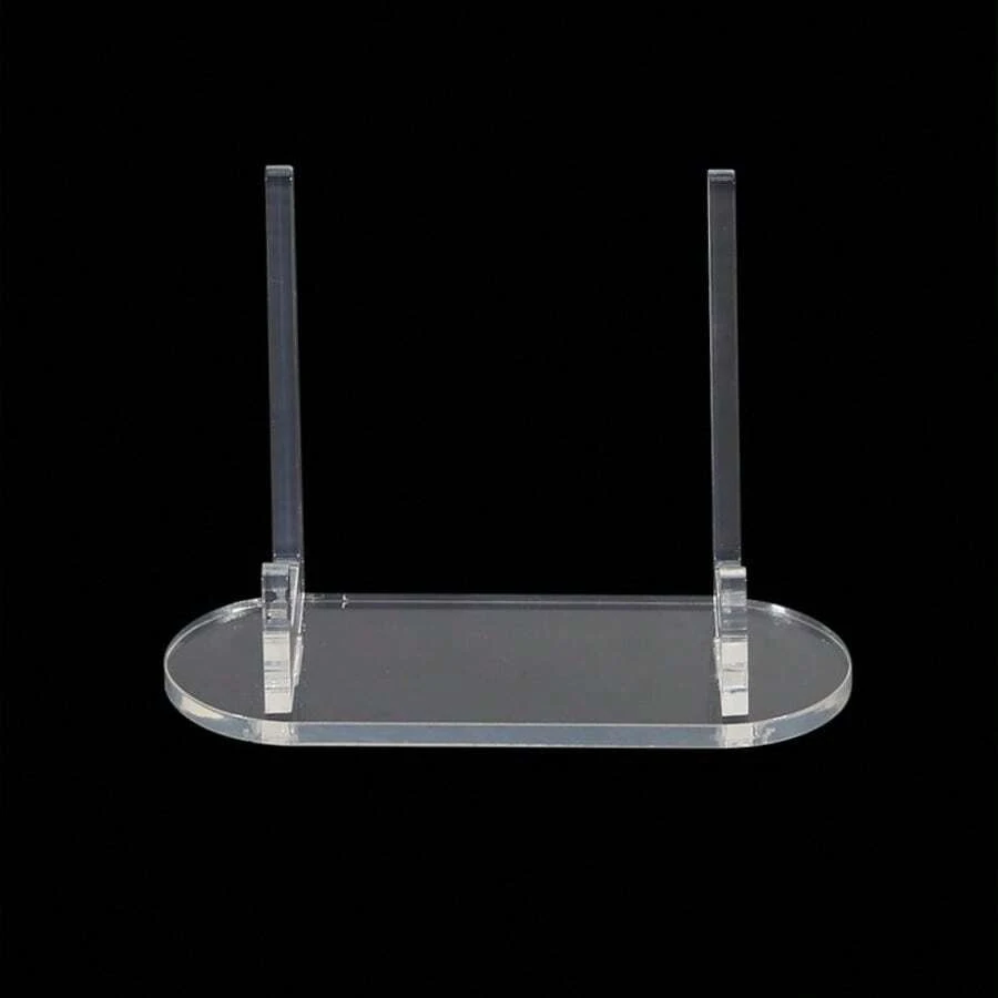 10个装亚克力透明支架 - 多功能展示架，可作名片夹和证件展示架 - A - 查看 1