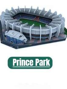 3D纸质足球场场景拼图模型，专为足球迷设计，让他们为自己支持的球队加油助威 - 彩色 - 查看 18