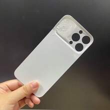 2pcs Apple 13/14/15/16 Pro/Pro Max To 17 Pro/17 Pro Max Conversion Backplate, Fingerprint-Resistant Anti-Scratch Naked Feel, Interesting Magic Phone Backplate Protective Film - Blue - View 4