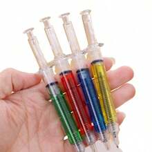 创意注射器造型圆珠笔，学习用品，礼品，奖品，文具礼品 - 黃色 - 查看 10