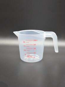 3pcs Plastic Baking Measuring Cups With PVC Scale, Capacity 8.45oz, 16.91oz And 33.81oz, Transparent High Precision Multi-Function Measuring Cups, Kitchen Tools - Multicolor - View 7