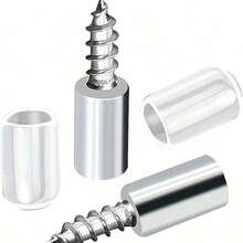 Self-Tapping Screw Shelf Pin Combination Kit, 50pcs Metal Shelf Pins, Suitable For Wooden Cabinets, Bookshelves, Storage Racks, Wardrobes And Partition Fixtures, Home Decor Hardware - Screw - View 5