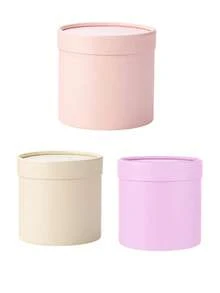 1 件圆形纯色小桶花瓶，适合插花、DIY 包装、礼品盒、节日装饰 - 多色 - 查看 18
