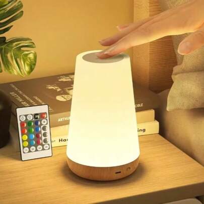 Đèn ngủ LED trang trí nghệ thuật, sạc lại được, cảm biến cảm ứng, dùng nguồn USB, chủ đề không gian, có thể điều chỉnh độ sáng, 13 màu RGB, 5 mức độ sáng, di động, để bàn, có hẹn giờ, pin lithium sạc lại được, điều khiển cảm ứng, ánh sáng có thể điều chỉnh, chất liệu nhựa, chao đèn hình tháp, kiểu chao đèn nghệ thuật, thích hợp làm quà tặng năm mới, Giáng sinh, nhiều loại phòng, phòng đọc sách, phòng ngủ, phòng học, phòng khách.
