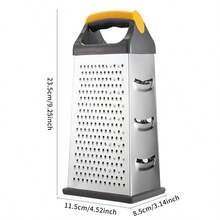 1 cái dụng cụ bào 4 trong 1 bằng thép không gỉ, dùng để bào rau củ quả, cắt lát và bào phô mai. - Nhiều màu - Xem 11