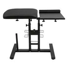 SENDERPICK Adjustable Height Arm Rest Stand Arm Rest Stand Oversized Arm Rest Stand With Workbench - Black - View 2
