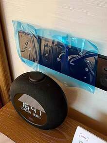 1/2片一次性浴室隔离膜，断点隔离膜，蓝色膜，牙科酒店卫生间开关，无粘性隔离膜 - 彩色 - 查看 4