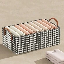47*28*20cm Large Capacity Foldable Clothes Storage Box, Multi-Functional Storage Container, Organizer Box, Wardrobe Storage Essential - Multicolor - View 15