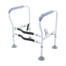 SENDERPICK For Elderly Pregnant Disabled Adjustable Height Toilet Safety Rails Bathroom Safety Frame - White - View 10