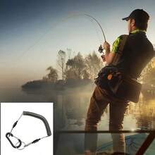 耐用防丢可伸缩弹性安全挂绳钥匙扣 - A - 查看 3